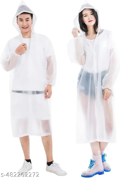 Pack of 1 Men Eva Raincoat For Rain White c Color mens raincoat pocket raincoat poncho raincoat poncho raincoat for men raincoat raincoat for kids