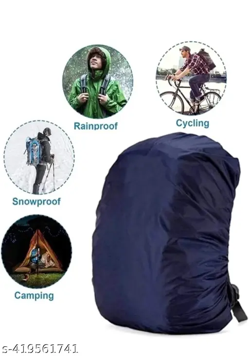 Kujra backpack cover (blue)waterproof and dust 30-50 litre